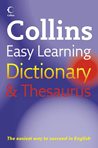 9780007126378: Collins Easy Learning Dictionary and Thesaurus