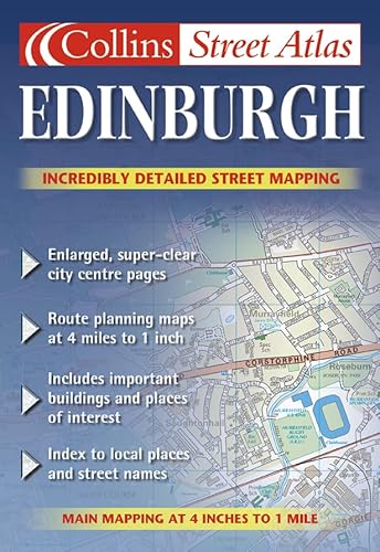 9780007128044: Edinburgh Colour Street Atlas (Collins street atlas)