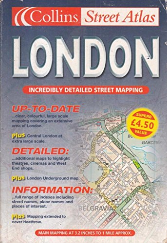 Beispielbild fr London Street Atlas: Small (Collins street atlas) zum Verkauf von AwesomeBooks