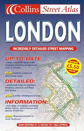 9780007128105: London Street Atlas: Small (Collins street atlas)