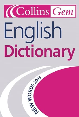 Beispielbild fr English Dictionary: silver/pink cover (Collins Gem) zum Verkauf von AwesomeBooks