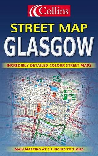 Stock image for Glasgow Colour Street Map Paperback for sale by HPB-Diamond