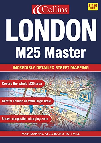 Stock image for M25 London Master Street Atlas for sale by Goldstone Books