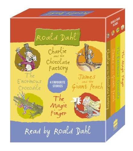 9780007157198: Four Favourite Stories: Charlie and the Chocolate Factory, James and the Giant Peach, The Enormous Crocodile and The Magic Finger