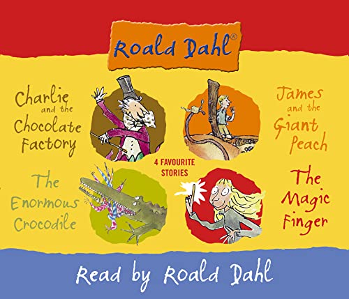 9780007157839: Four Favourite Stories: Charlie and the Chocolate Factory, James and the Giant Peach, The Enormous Crocodile and The Magic Finger
