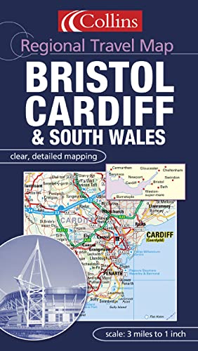 9780007160952: Bristol, Cardiff and South Wales (Regional Travel Map)