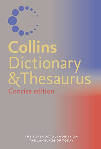 9780007162628: Collins Concise Dictionary and Thesaurus