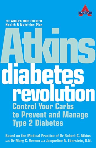 9780007164820: ATKINS DIABETES REVOLUTION: Control Your Carbs to Prevent and Manage Type 2 Diabetes