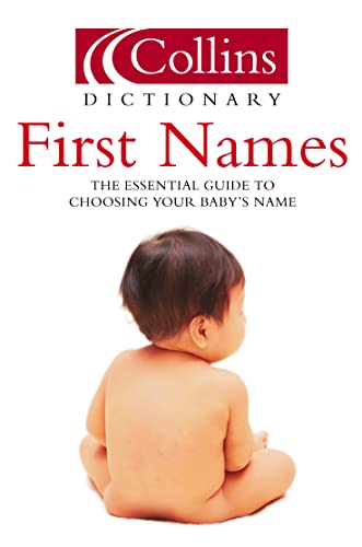 Beispielbild fr First Names (Collins Dictionary of) zum Verkauf von AwesomeBooks