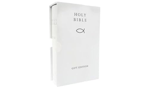 HOLY BIBLE: King James Version (KJV) White Compact Gift Edition: King