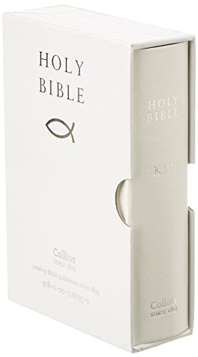 Stock image for HOLY BIBLE: King James Version (KJV) White Pocket Gift Edition (12.9 x 8.5 x 3.3 cm ) for sale by WorldofBooks