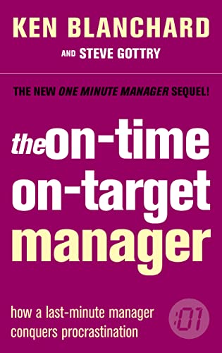 Beispielbild fr The One Minute Manager  " The On-Time, On-Target Manager zum Verkauf von WorldofBooks