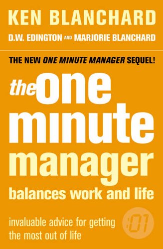 Stock image for The One Minute Manager Balances Work and Life for sale by Reuseabook