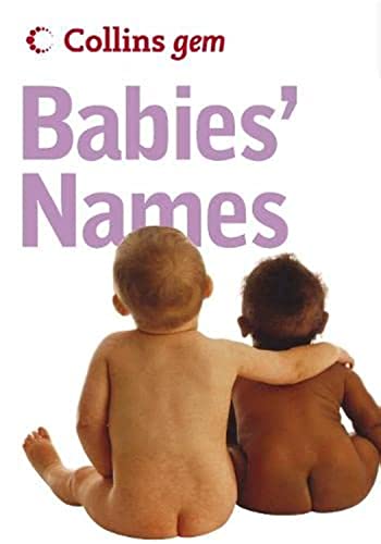Stock image for Babies   Names (Collins Gem) for sale by WorldofBooks