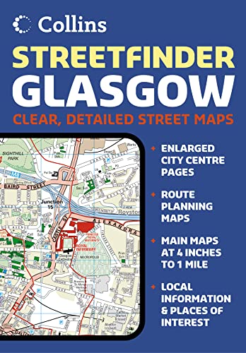 Stock image for Glasgow Streetfinder Colour Atlas for sale by AwesomeBooks