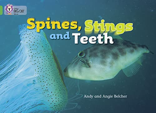 Beispielbild fr Spines, Stings and Teeth: A powerful non-fiction report about how animals survive at sea. (Collins Big Cat) zum Verkauf von WorldofBooks