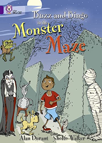 Stock image for Buzz and Bingo in the Monster Maze: A humorous story about Buzz and Bingo as they search for the monster party. (Collins Big Cat) for sale by WorldofBooks