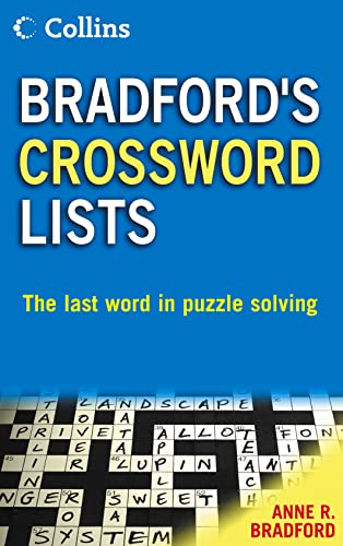 Collins Bradford's Crossword Lists (9780007191581) by Bradford, Anne R.