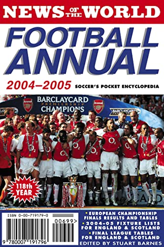 Beispielbild fr News of the World Football Annual 2004/2005 (The News of the World Football Annual) zum Verkauf von WorldofBooks