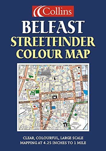 Beispielbild fr Belfast Streetfinder Colour Map zum Verkauf von WorldofBooks