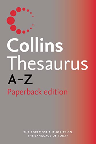 Beispielbild fr Collins Paperback Thesaurus A  Z zum Verkauf von AwesomeBooks
