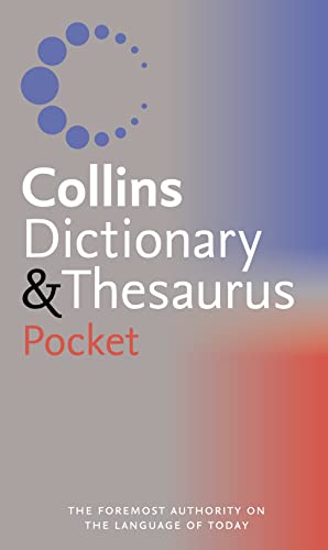 Stock image for Collins Pocket Dictionary and Thesaurus (Dictionary/Thesaurus) for sale by AwesomeBooks