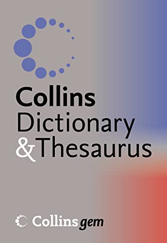 Beispielbild fr Collins Gem - Dictionary and Thesaurus zum Verkauf von Reuseabook