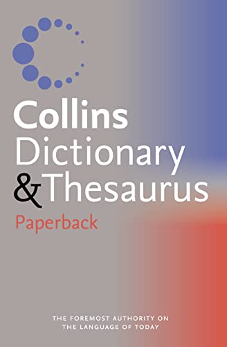 9780007196340: Collins Paperback Dictionary and Thesaurus