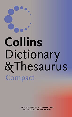 Stock image for Collins Compact Dictionary and Thesaurus for sale by AwesomeBooks