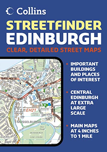 Beispielbild fr Edinburgh Streetfinder Colour Atlas zum Verkauf von WorldofBooks