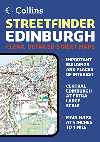 9780007208227: Edinburgh Streetfinder Colour Atlas [Lingua Inglese]