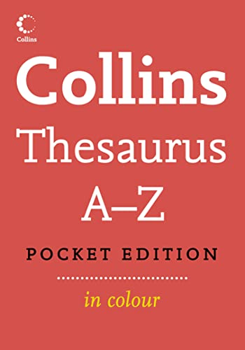 Stock image for Collins Vinyl Pocket Thesaurus A  Z for sale by AwesomeBooks