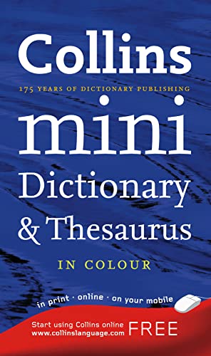 Stock image for Collins Mini Dictionary and Thesaurus for sale by WorldofBooks