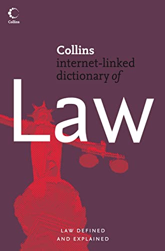 9780007221653: Law (Collins Internet-Linked Dictionary of)