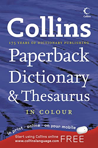 9780007223862: Collins Paperback Dictionary and Thesaurus