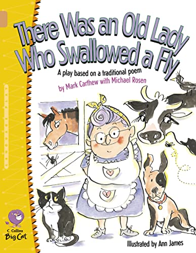 Stock image for There Was an Old Lady Who Swallowed a Fly: A highly entertaining playscript based on the traditional tale. (Collins Big Cat) for sale by WorldofBooks