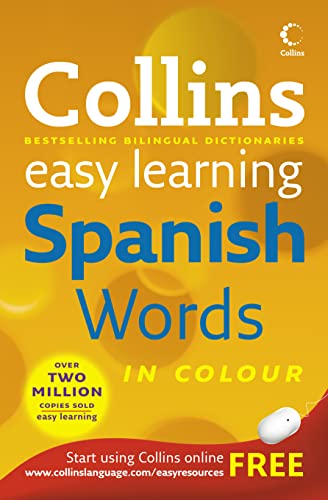 9780007231560: Easy Learning Spanish Words (Collins Easy Learning Spanish) [Idioma Ingls]