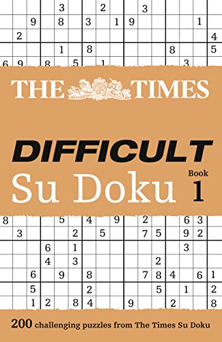 9780007232529: The Times Difficult Su Doku: 200 challenging puzzles from The Times