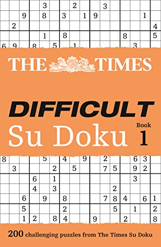 Stock image for The Times Difficult Su Doku Book 1: 200 dreadfully tricky Su Doku puzzles (The Times Su Doku) for sale by WorldofBooks