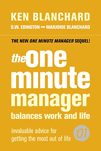 Imagen de archivo de The One Minute Manager Balances Work and Life a la venta por Blackwell's