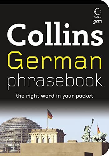 9780007246694: Collins German Phrasebook: The Right Word in Your Pocket (Collins Gem) (German and English Edition)