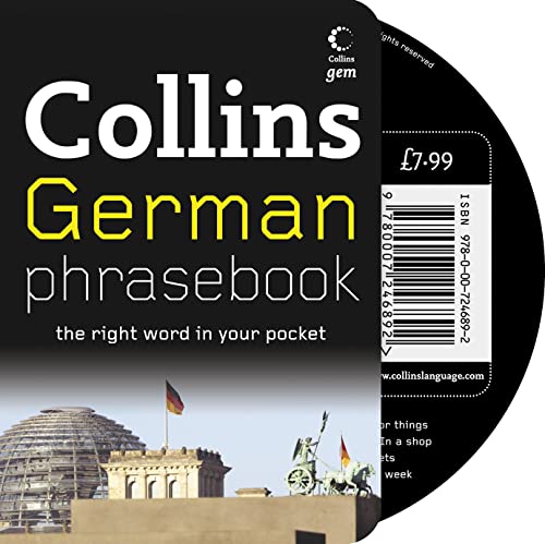 Stock image for Collins German Phrasebook CD Pack: The Right Word in Your Pocket (Collins Gem) for sale by Wonder Book