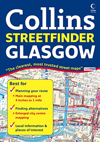 9780007254583: Glasgow Streetfinder Colour Atlas [Lingua Inglese]