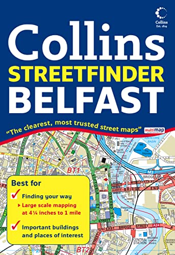 Stock image for Belfast Streetfinder Colour Map for sale by Better World Books Ltd