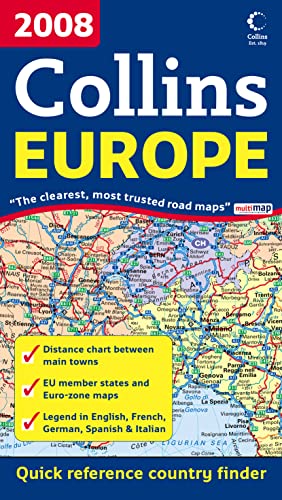 9780007260195: **MAP OF EUROPE 2008* (LONDON MAPS)