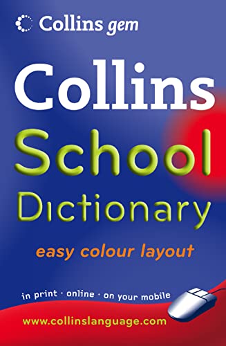 Imagen de archivo de Collins Gem School Dictionary (Collins School) a la venta por WorldofBooks