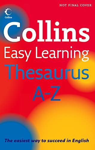 9780007261260: Collins Easy Learning Thesaurus (Collins Easy Learning Dictionaries)
