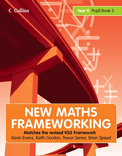 Imagen de archivo de New Maths Frameworking    Year 9 Pupil Book 3 (Levels 6  8): Pupil (Levels 6-8) Bk. 3 a la venta por AwesomeBooks