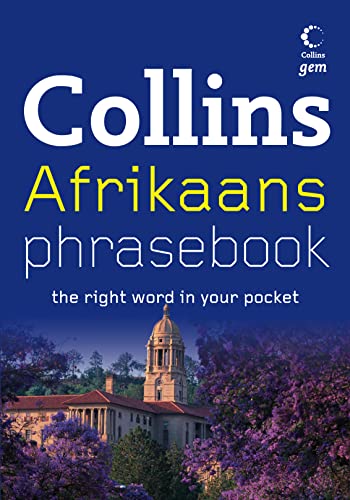 9780007266876: Afrikaans Phrasebook: The Right Word in Your Pocket (Collins Gem) (Afrikaans and English Edition)