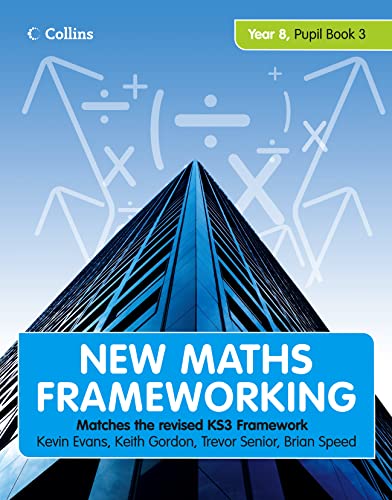 Imagen de archivo de New Maths Frameworking    Year 8 Pupil Book 3 (Levels 6  7): Pupil (Levels 6-7) Bk. 3 a la venta por AwesomeBooks